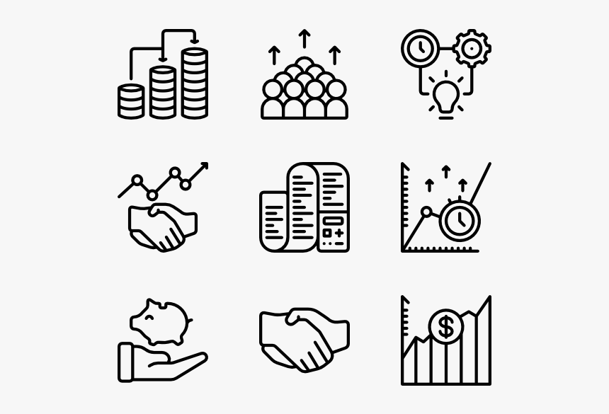 Economical Growth - Ai Icon Free, HD Png Download
