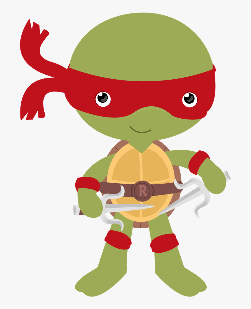 Minus Say Hello Tortugas - Tartaruga Ninja Baby Png, Transparent Png