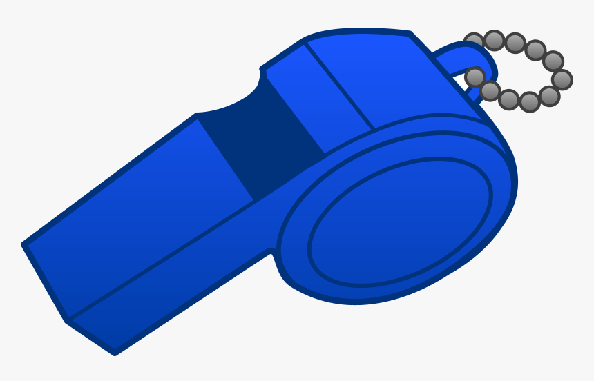 Little Blue Whistle Design - Clip Art Whistle, HD Png Download