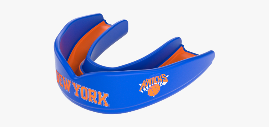 New York Knicks Nba Basketball Mouthguard 
 Class - Basketball Mouthguard, HD Png Download