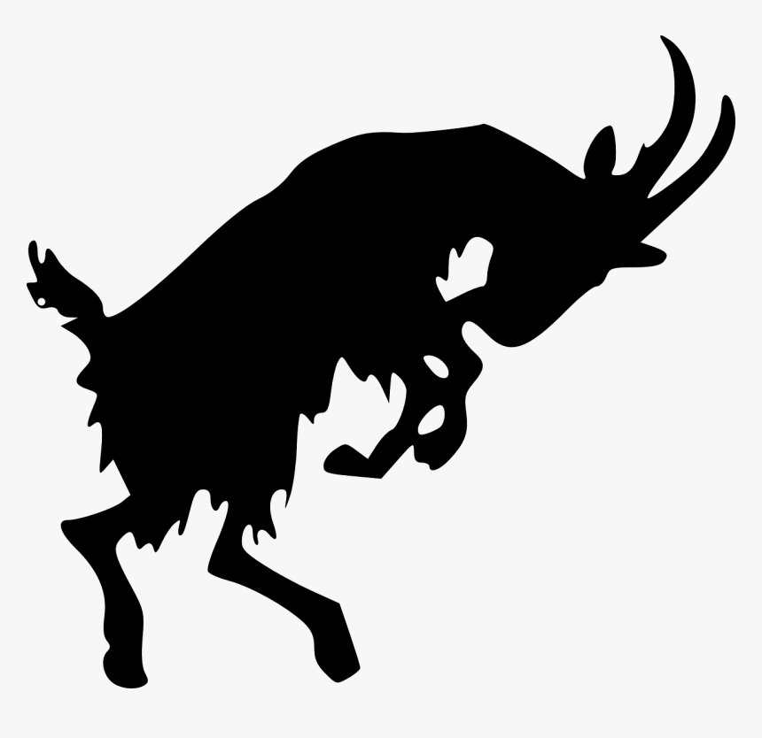 Bull,bovine,cow-goat Family,clip - Angry Goat, HD Png Download