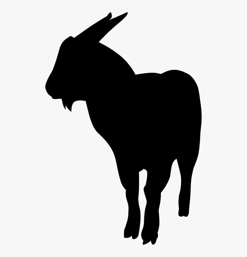 Vector Graphics Clip Art Silhouette Image Portable - Transparent Goat Vector Png, Png Download