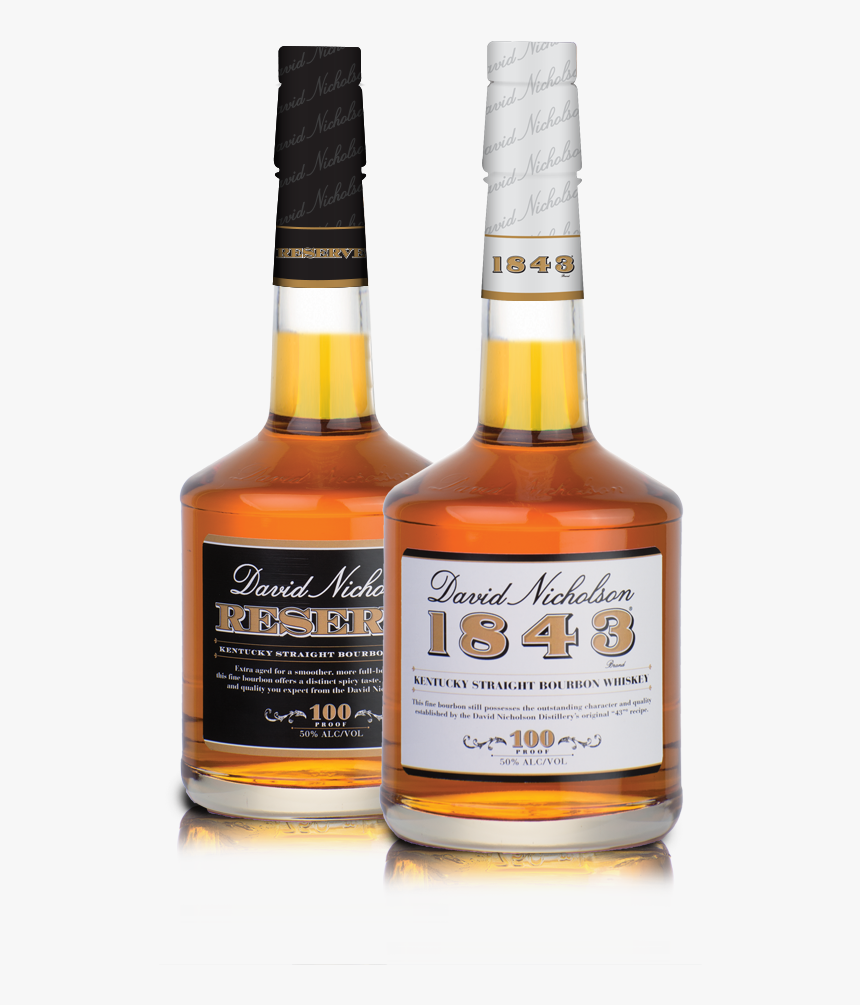 David Nicholson Bottles - David Nicholson Reserve Bourbon, HD Png Download