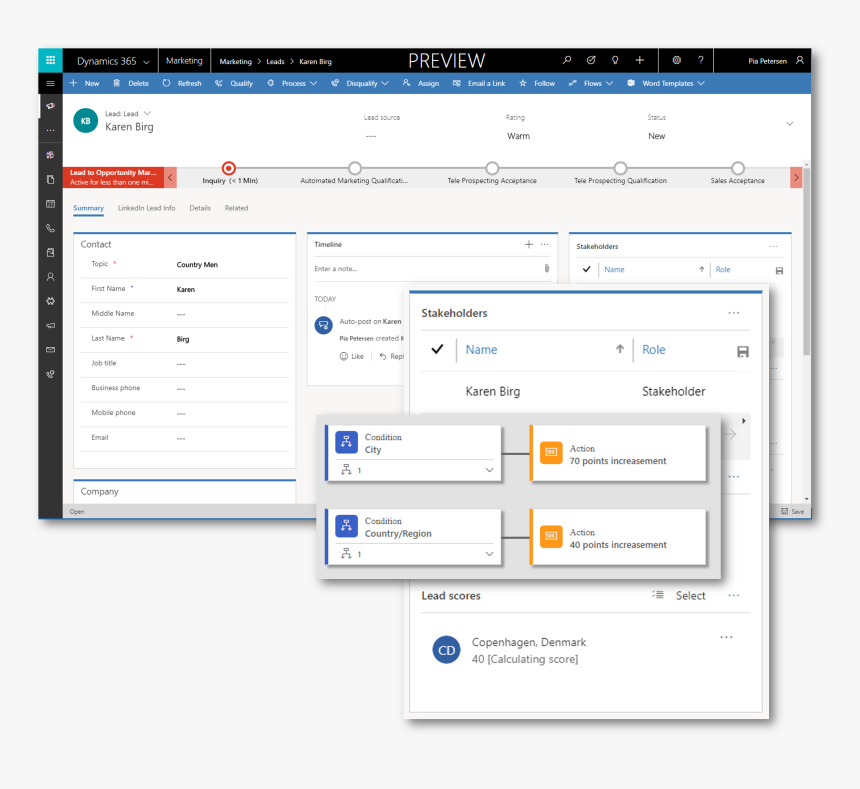 Dynamics 365 For Marketing Lead Scoring, HD Png Download