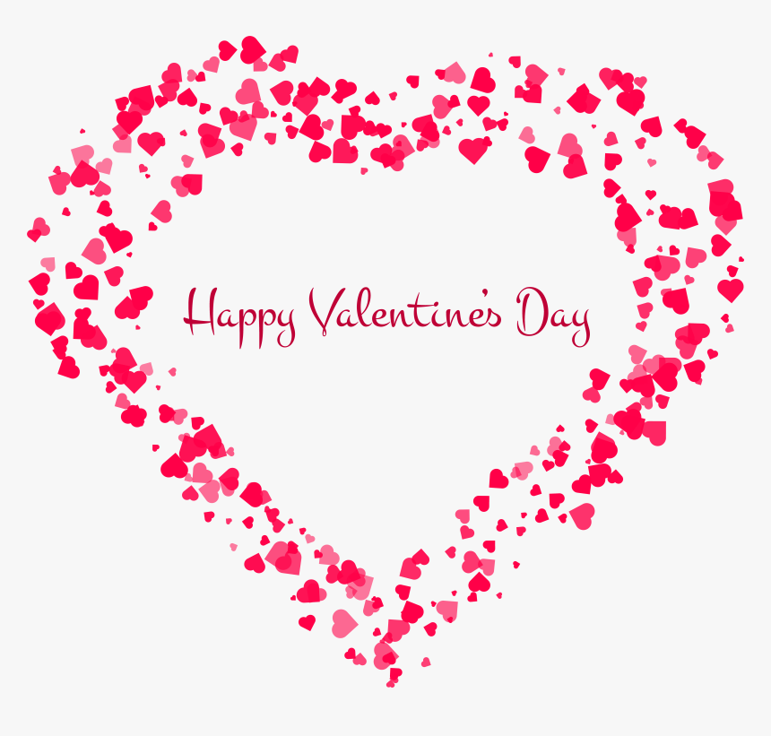 Happy Valentine S Day Decorative Heart Transparent, HD Png Download