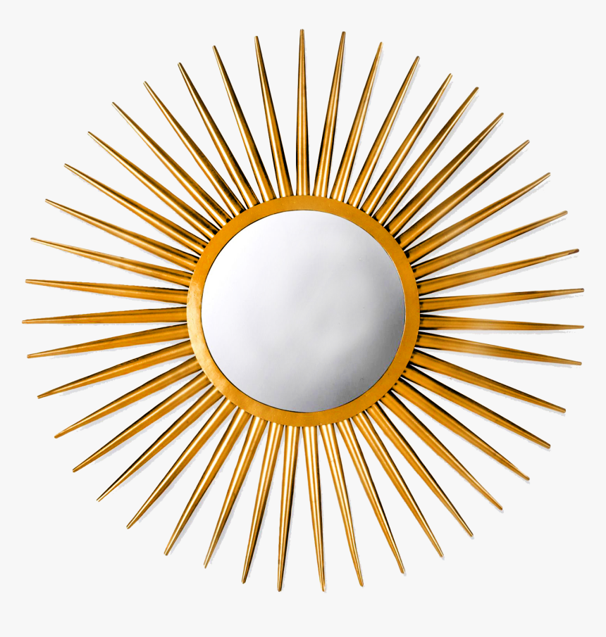Retro Sunburst Mirror Mid Century Modern, HD Png Download