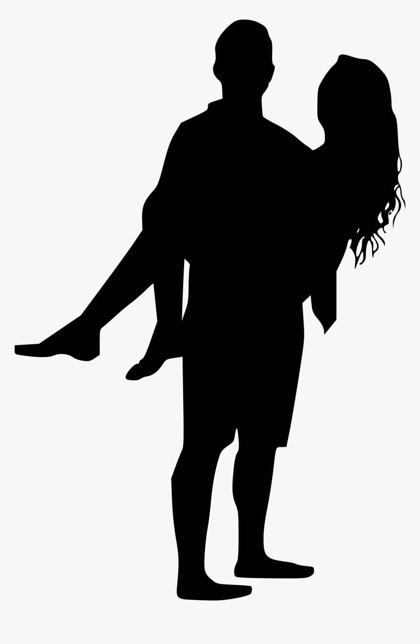 Ice Hockey Sports Silhouette Goaltender - Transparent Silhouette Man Woman, HD Png Download