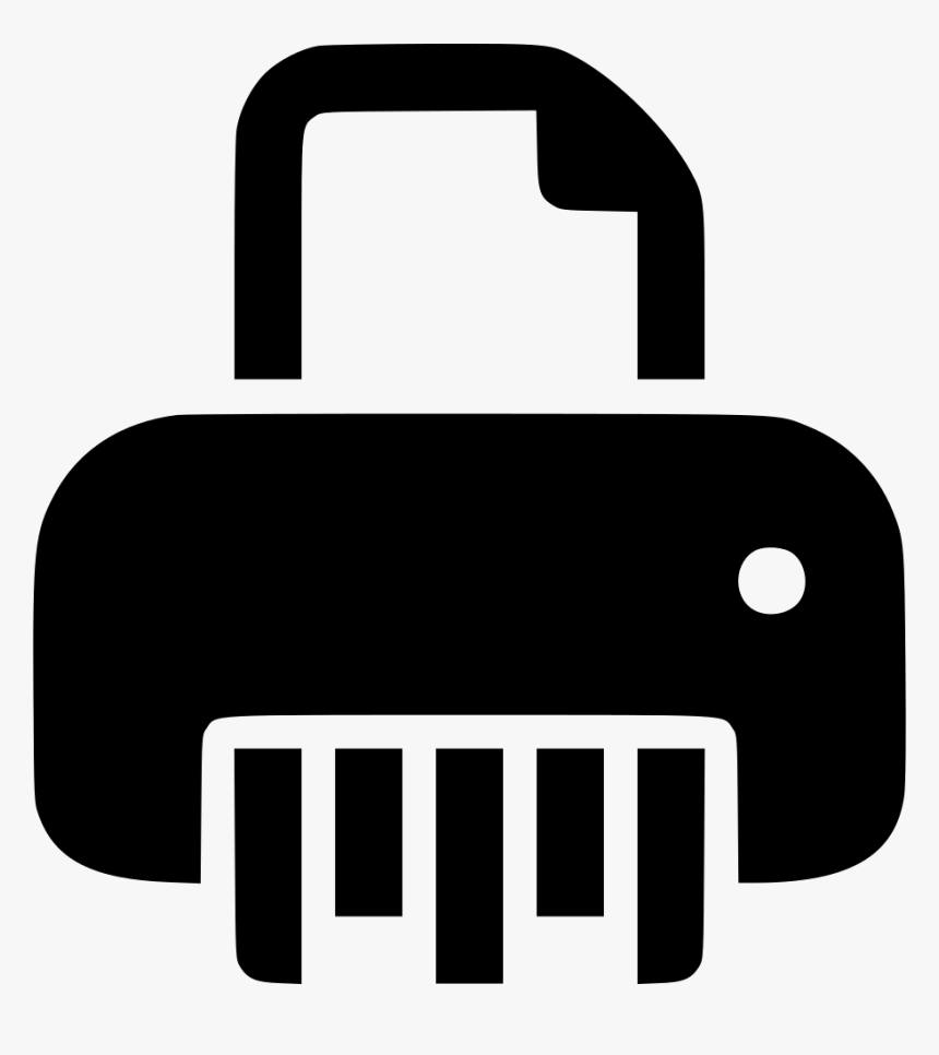 Paper Shredder - Icon Png Paper Shredder, Transparent Png
