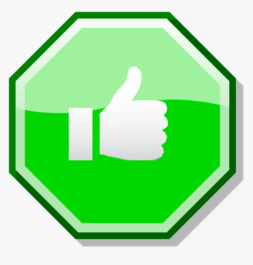2000px-ok X Nuvola Green Alternate - Stop Sign Gif Transparent, HD Png Download