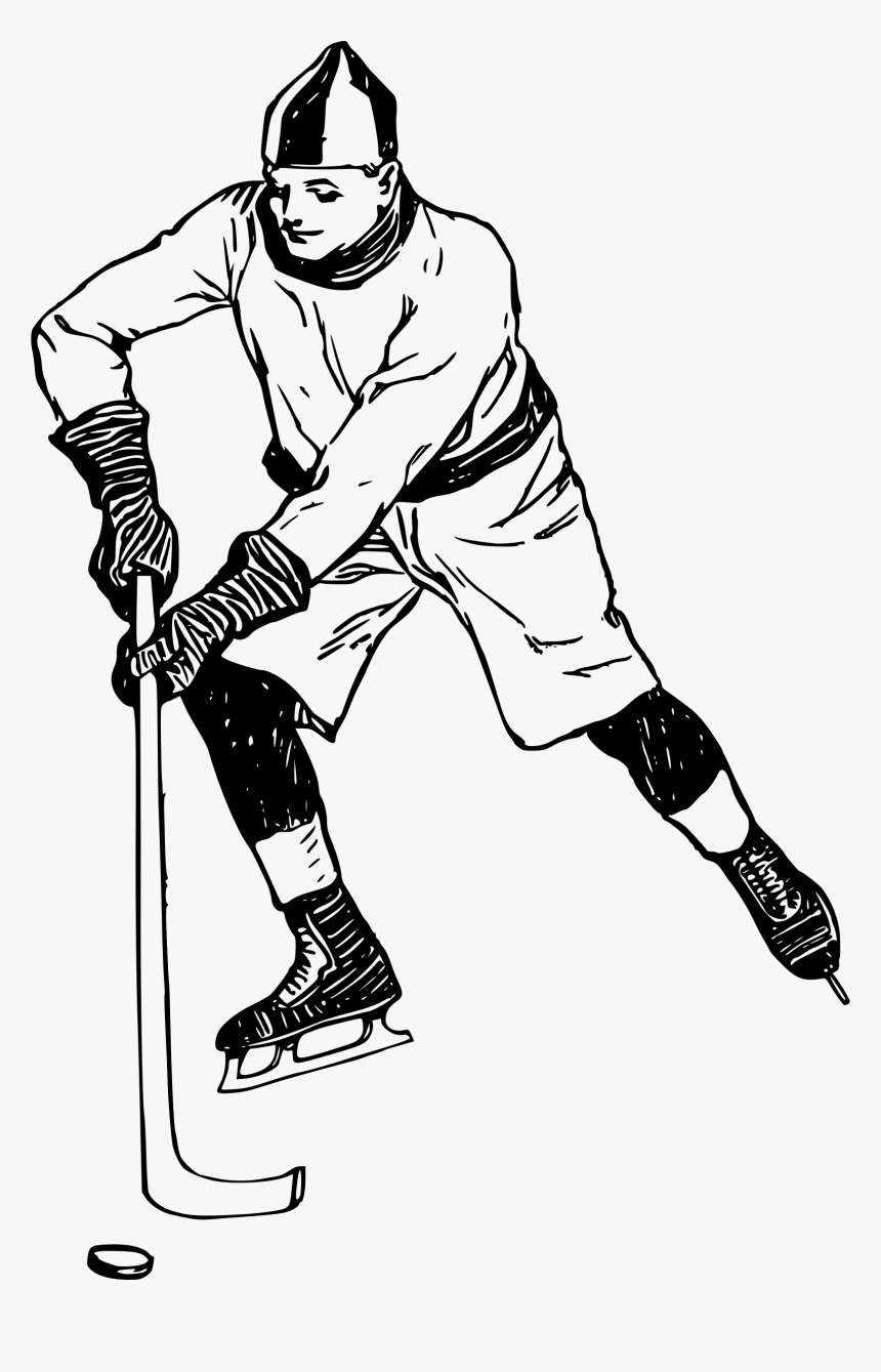 Ice Hockey Player Vector Clipart Image Ice Hockey- - Clipart Hockey, HD Png Download
