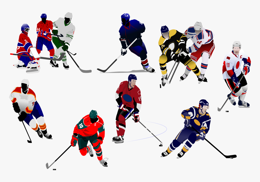 Ice Hockey Hockey Puck Clip Art - Ice Hockey Player Vector, HD Png Download