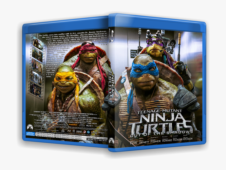 Las Tortugas Ninjas 2 Fuera De Las Sombras - Tmnt Ninja Turtles, HD Png Download