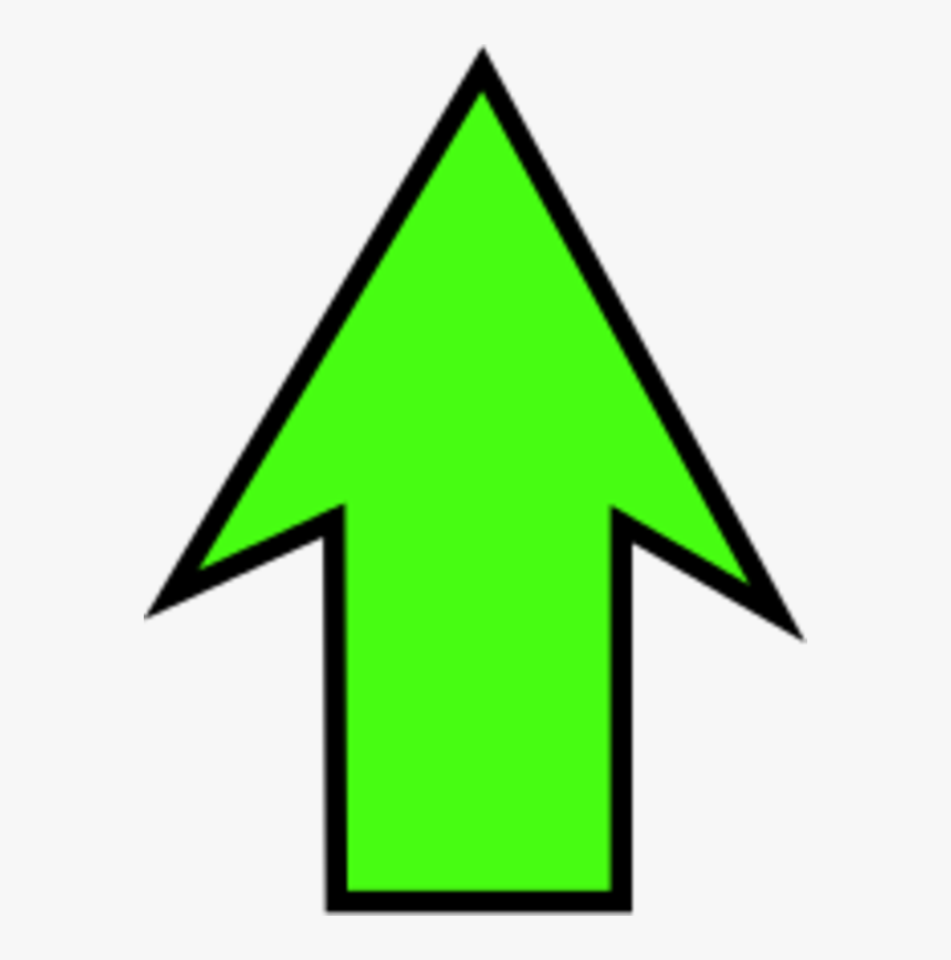 Transparent Pointed Finger Clipart - Down Clipart Green Arrow, HD Png Download