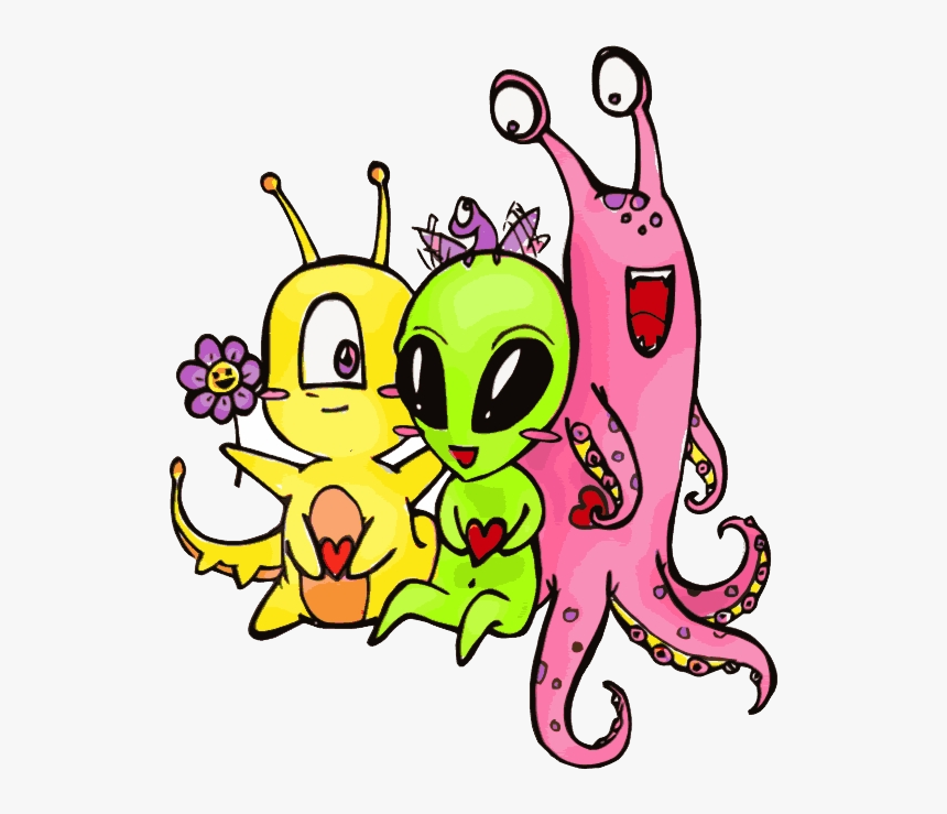Alien Clipart Valentine Valentines Transparent Png - Alien Day Clipart, Png Download