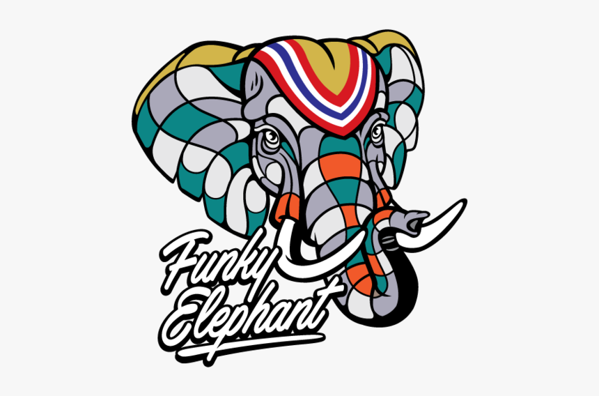 Funky Elephant, HD Png Download