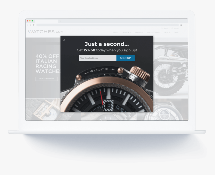 Justuno Email Capture - Website, HD Png Download