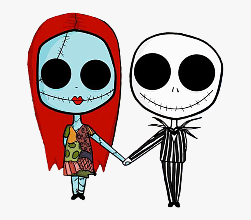Nightmare Before Christmas Jack And Sally Png Clipart, Transparent Png