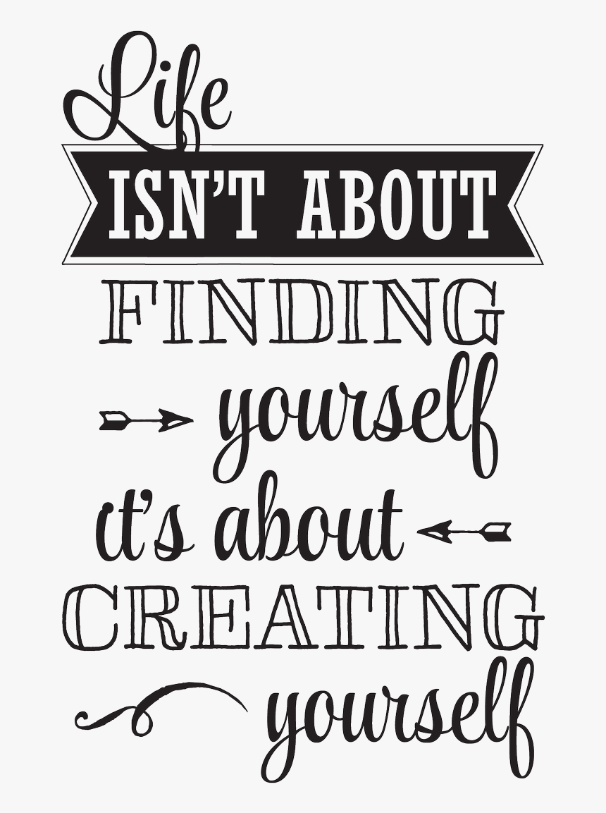 Life Quotes Png, Transparent Png