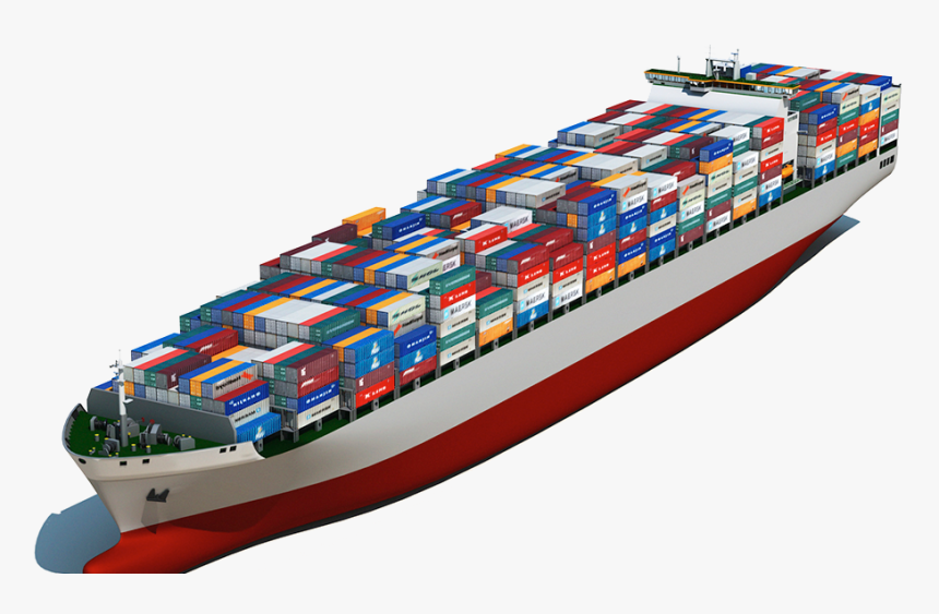 Cargo Ship Png, Transparent Png
