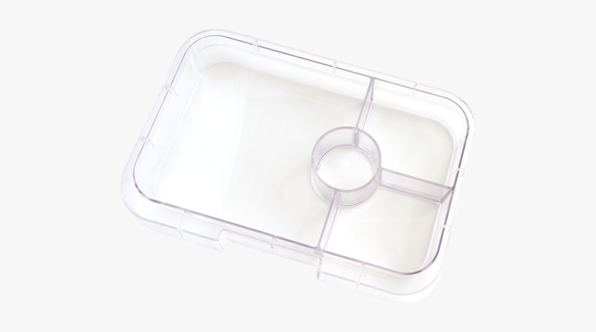 clear lunch box with compartments