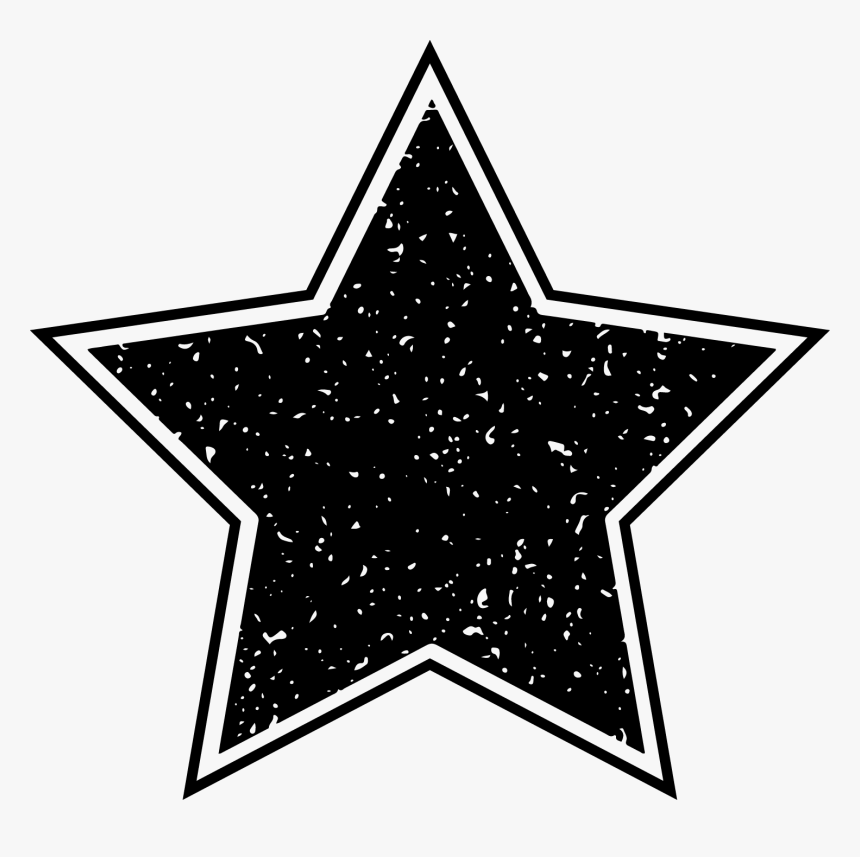 Grunge Star Png, Transparent Png