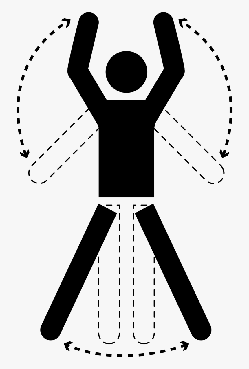 Exercising Clipart Jumping Jacks, Exercising Jumping, HD Png Download
