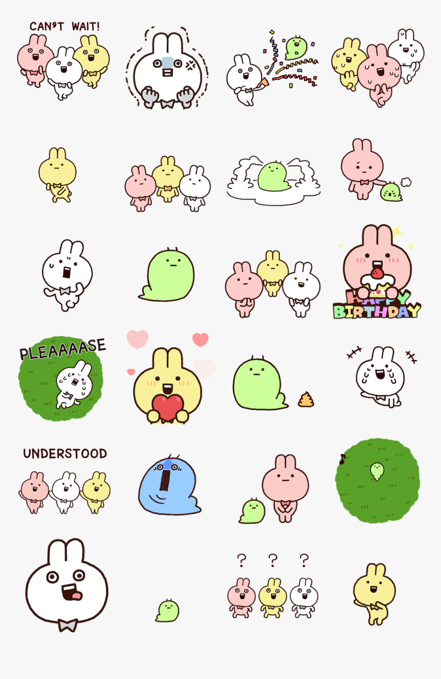 Annoying Rabbits Facebook Sticker, HD Png Download , Transparent Png ...