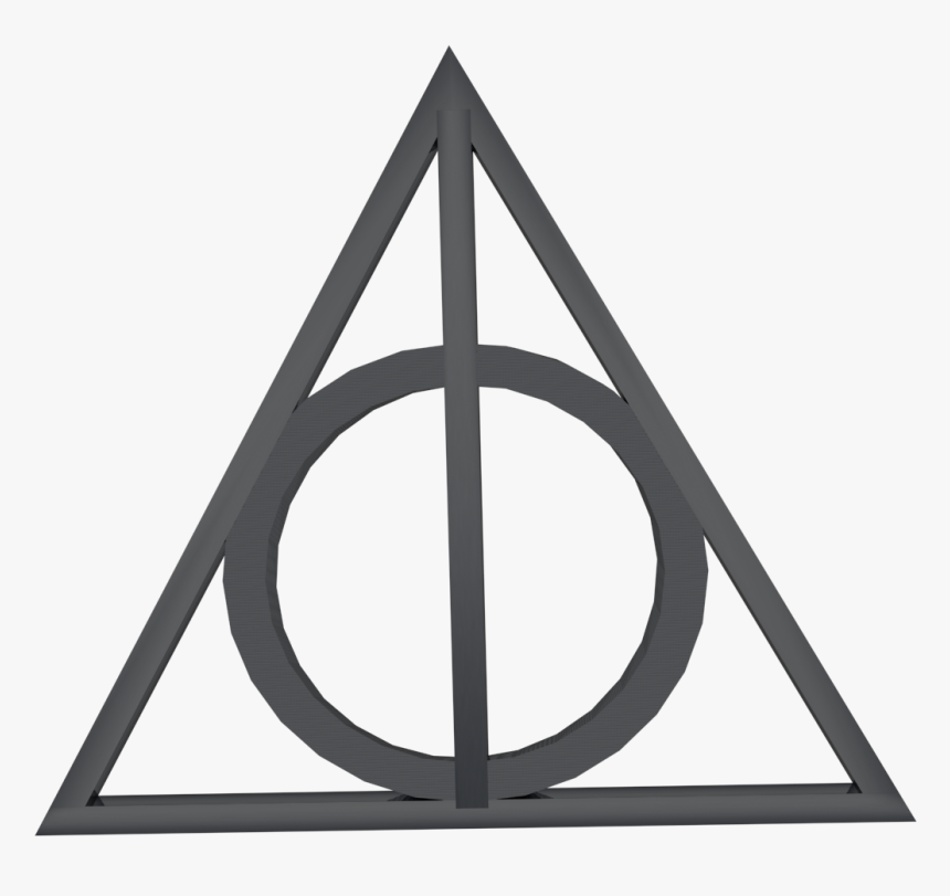 Printable Deathly Hallows Symbol , Png Download, Transparent Png ...