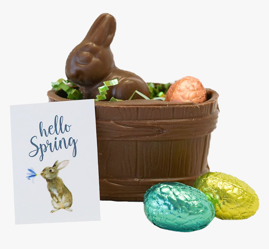Easter Chocolate Basket Png Background Photo, Transparent Png