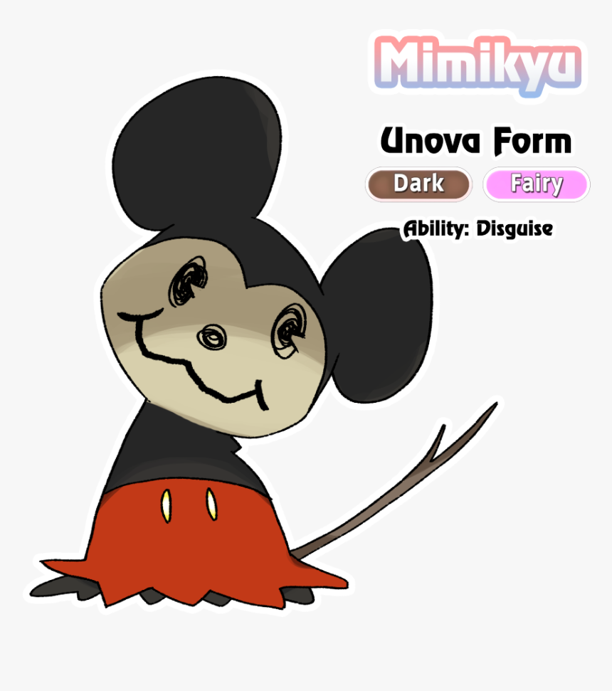 Mimikyu Unova Form, HD Png Download