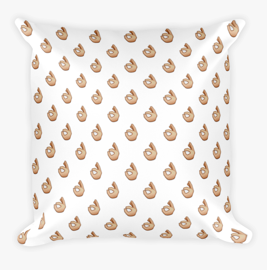 Ok Hand Sign-just Emoji - Throw Pillow, HD Png Download