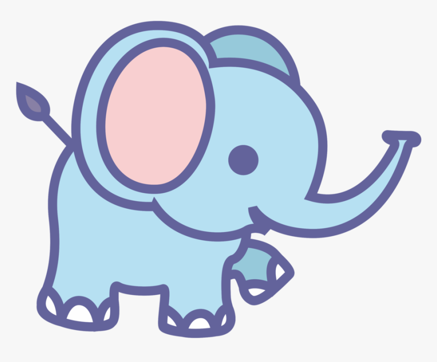 And Mammoths - Transparent Cartoon Elephant Png, Png Download