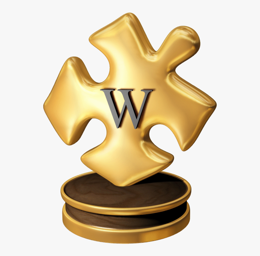 File - Goldenwiki 1 - 5 - Wikipedia Award, HD Png Download