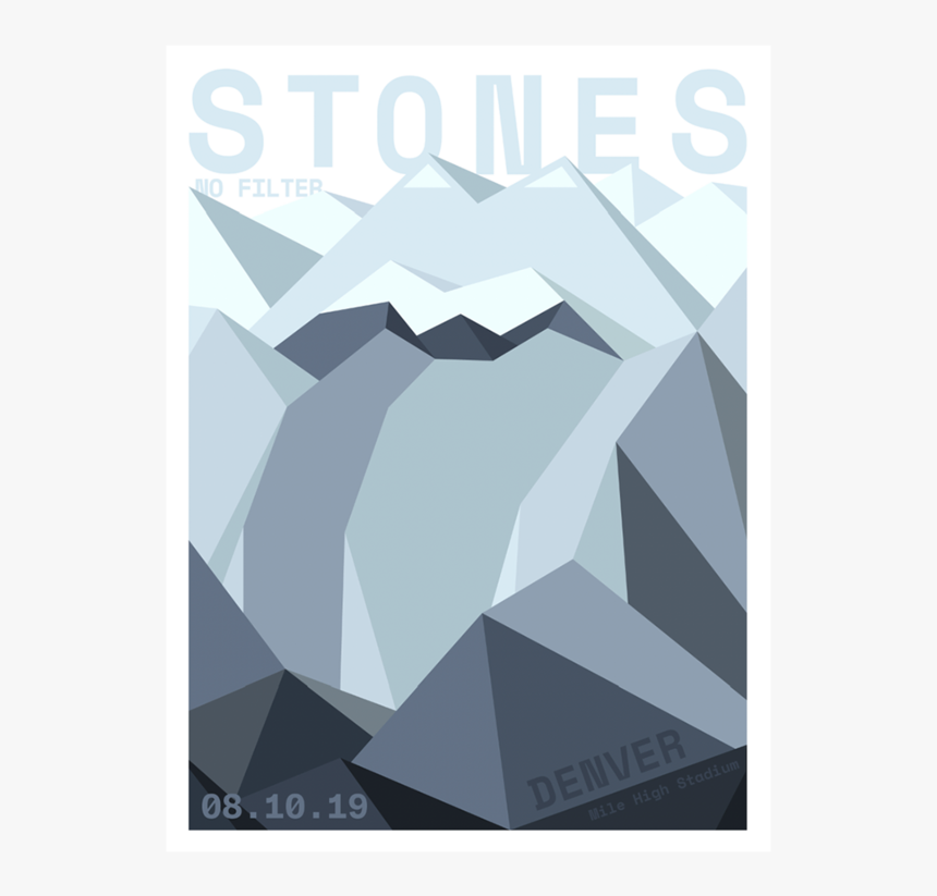 The Rolling Stones, No Filter Tour, Denver, August - Rolling Stones Tour Poster Denver 2019, HD Png Download