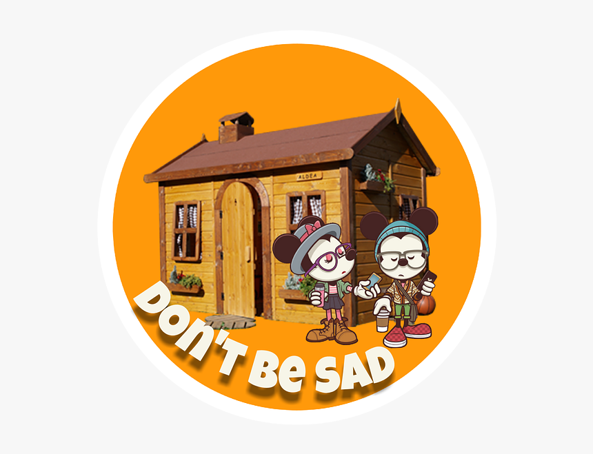Mickey Clipart - Cabane En Bois Pour Enfant, HD Png Download