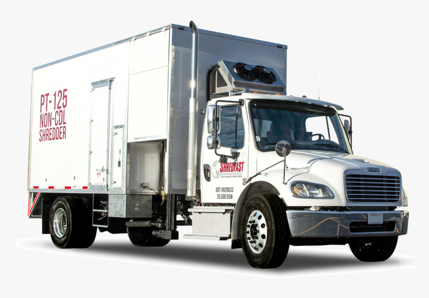 Pt-125 Shredding Truck - Paper Shredder Truck, HD Png Download