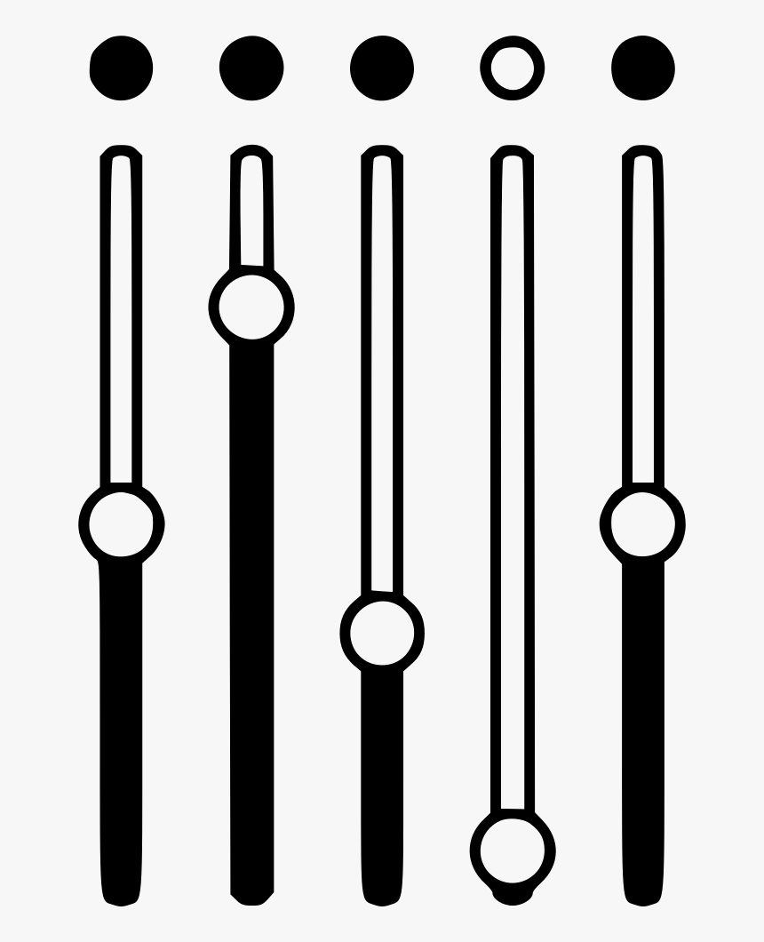 Slider Settings Outline, HD Png Download