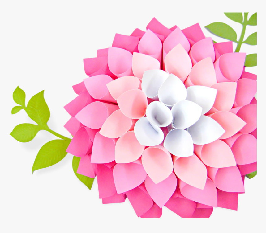 Step By Step Easy Step By Step Diy Paper Flowers, HD Png Download