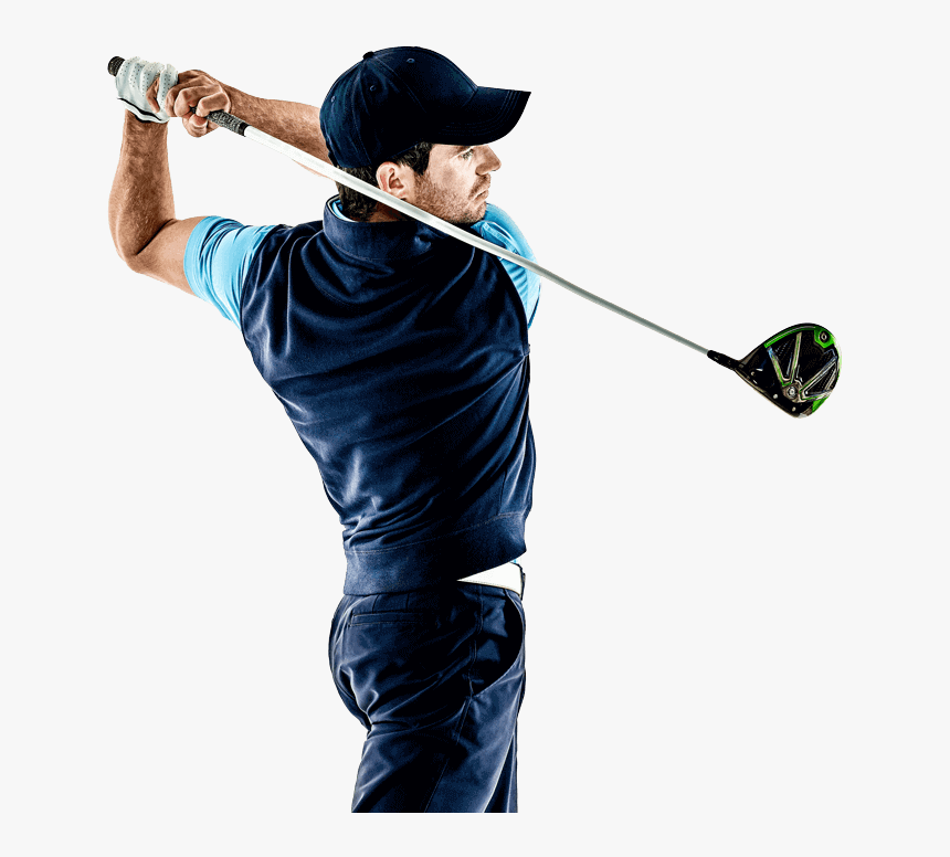 Golfer White Background, HD Png Download
