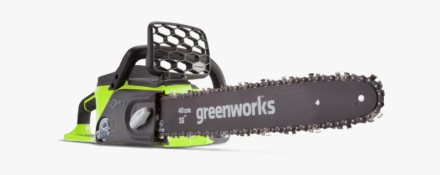 Long Chainsaw Png Image Free Download - Greenworks Gd40cs40, Transparent Png