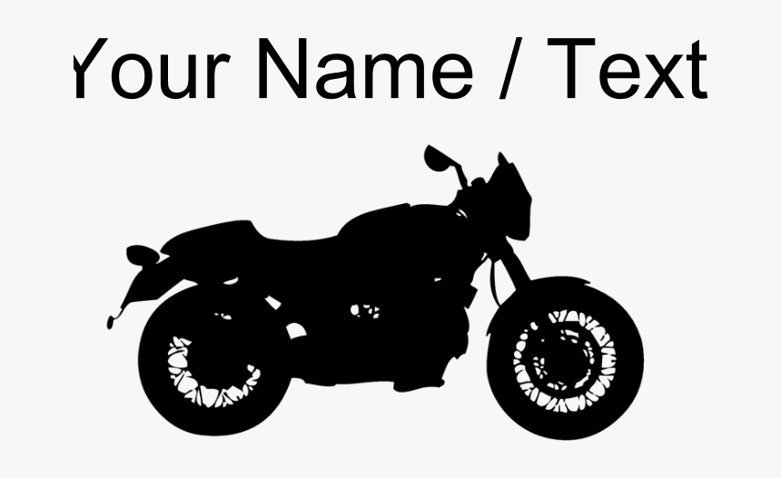 Custom Vintage Motorcycle Silhouette Shower Curtai - Yamaha Cafe Racer Abarth, HD Png Download