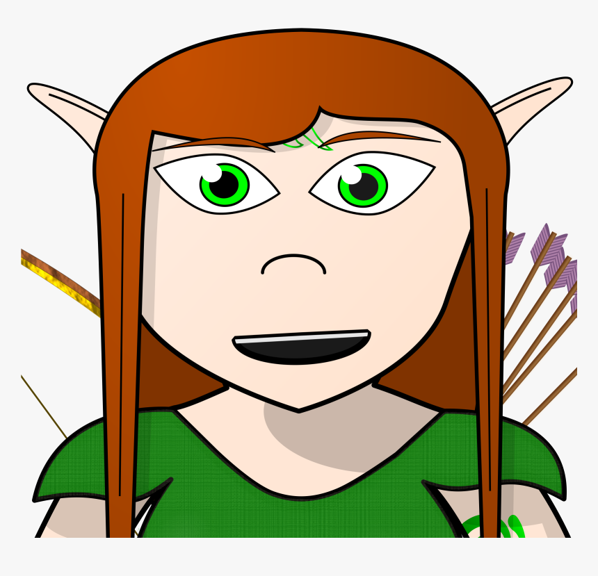 Wood Elf Avatar Clip Arts - Woodland Elf Clipart, HD Png Download