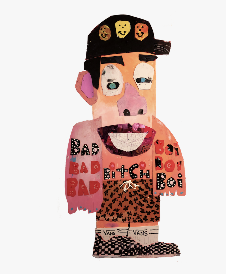 Bad Bitch Boi Wood, Plastic, Pvc, Acrylic, Mirror - Construction Paper, HD Png Download
