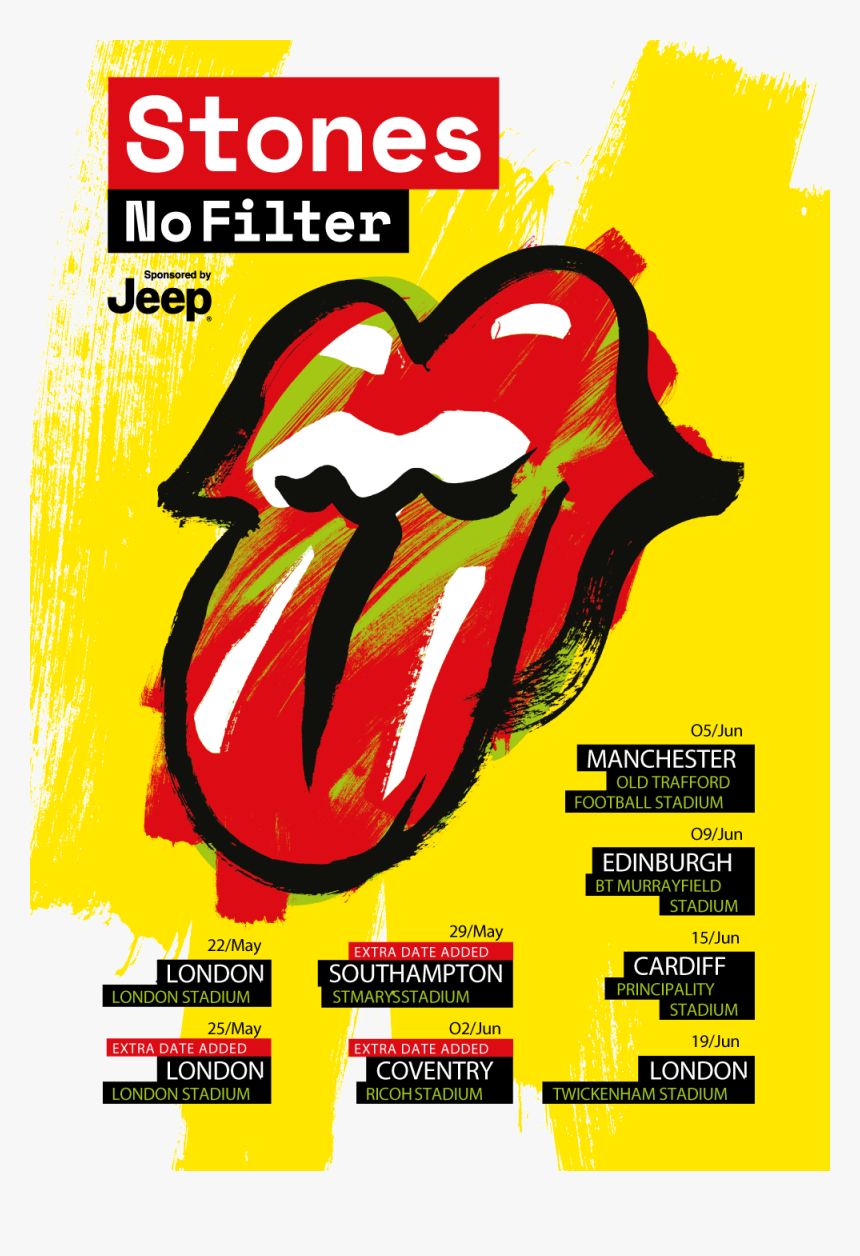 Rolling Stones No Filter Tour Posters, HD Png Download
