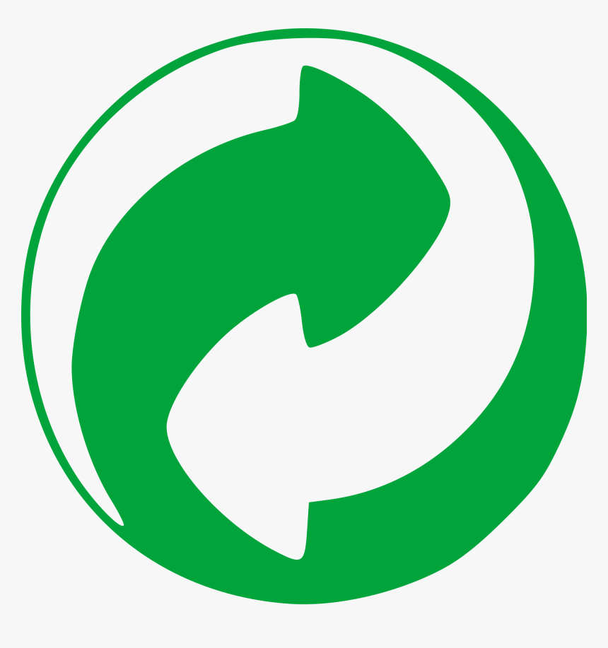 Green Dot - Recycling Symbols, HD Png Download