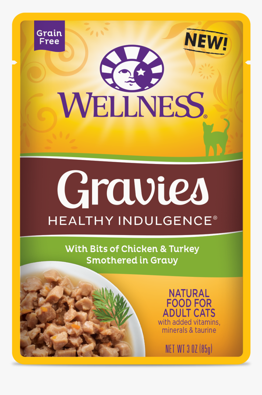 Gravies Chicken And Turkey - Wellness Gravies Cat Food, HD Png Download