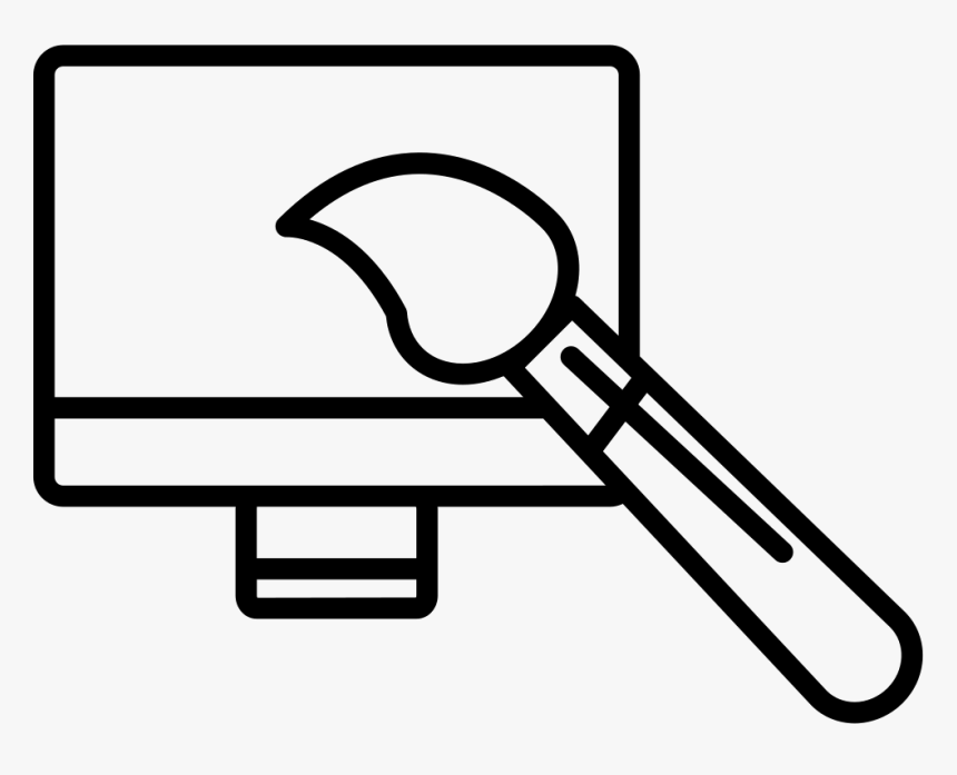 Brush And Canvas Painting Artistic Tools - Painting, HD Png Download