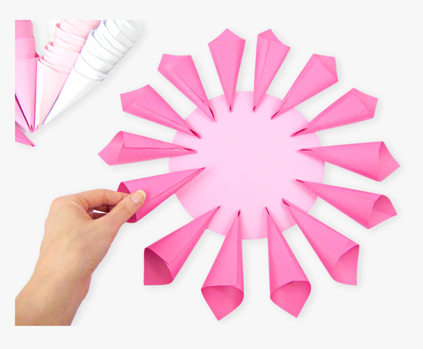 Make Paper Dahlia Flowers Step, HD Png Download