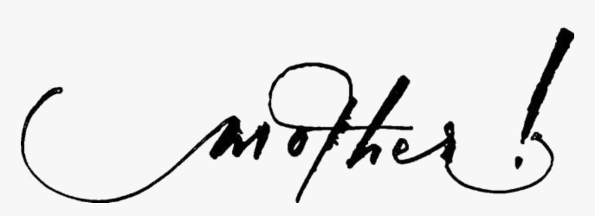 Mother Movie Horizontal Black Logo - Mother Movie Logo, HD Png Download