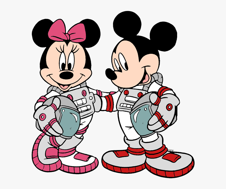 Mickey And Minnie Mouse Astronaut, HD Png Download